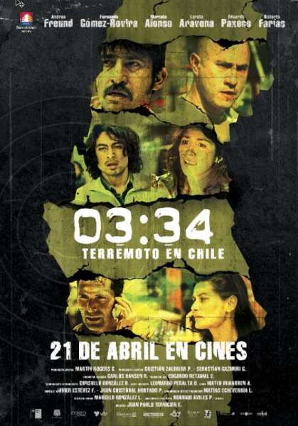 03:34: Earthquake in Chile