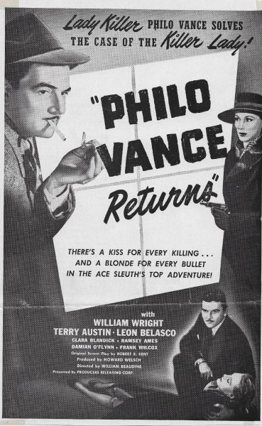 Philo Vance Returns