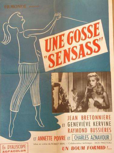 Une gosse « sensass »