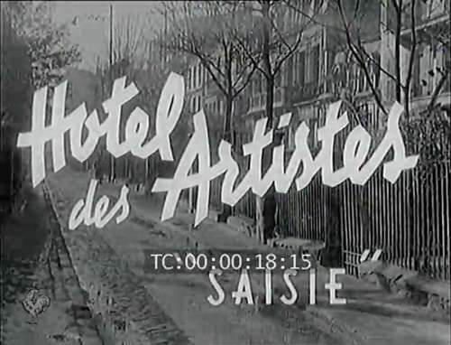 Hôtel des Artistes : Saisie