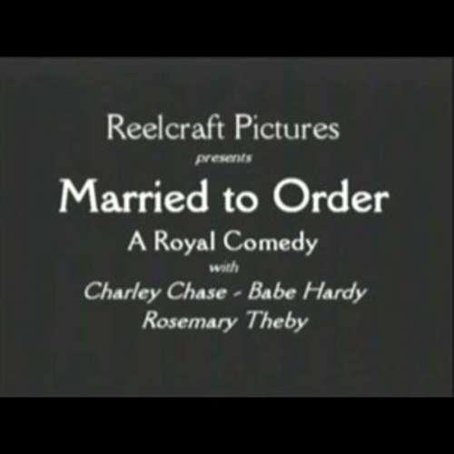 Married to Order