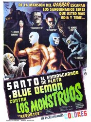 Santo and Blue Demon Against the Monsters